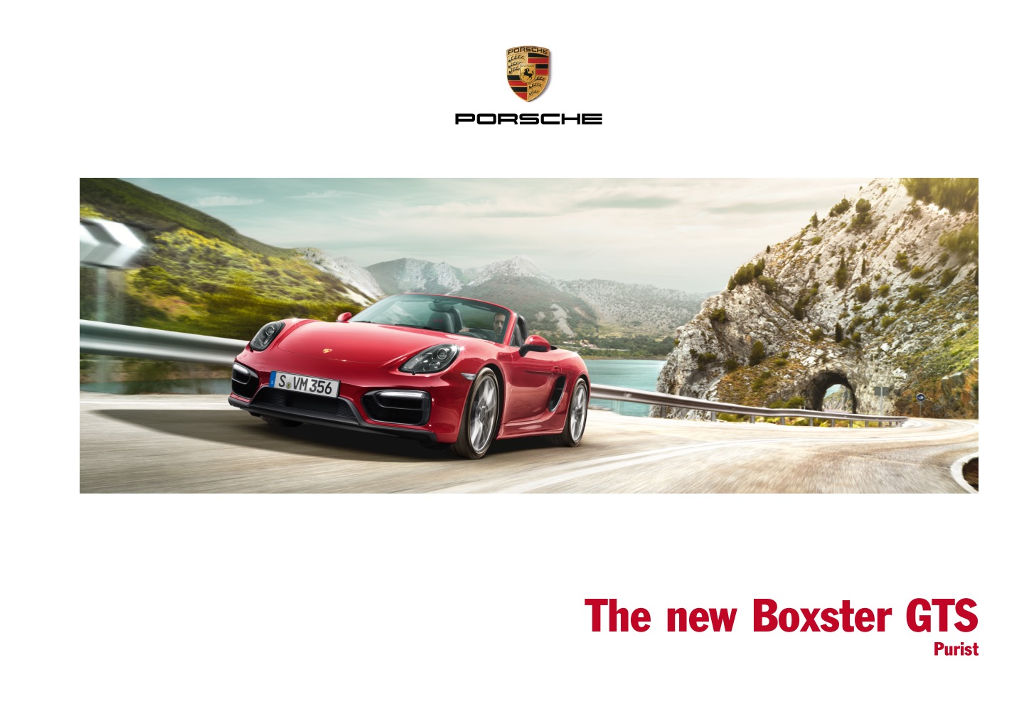 2014 Porsche Boxster GTS 2 Brochure Page 1